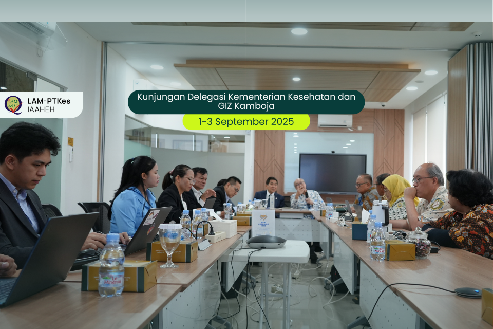 Kunjungan Perwakilan Menteri Kesehatan Kamboja dan GIZ Kamboja ke LAM-PTKes